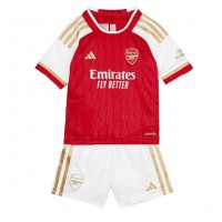 Camisa de time de futebol Arsenal Replicas 1º Equipamento Infantil 2023-24 Manga Curta (+ Calças curtas)
